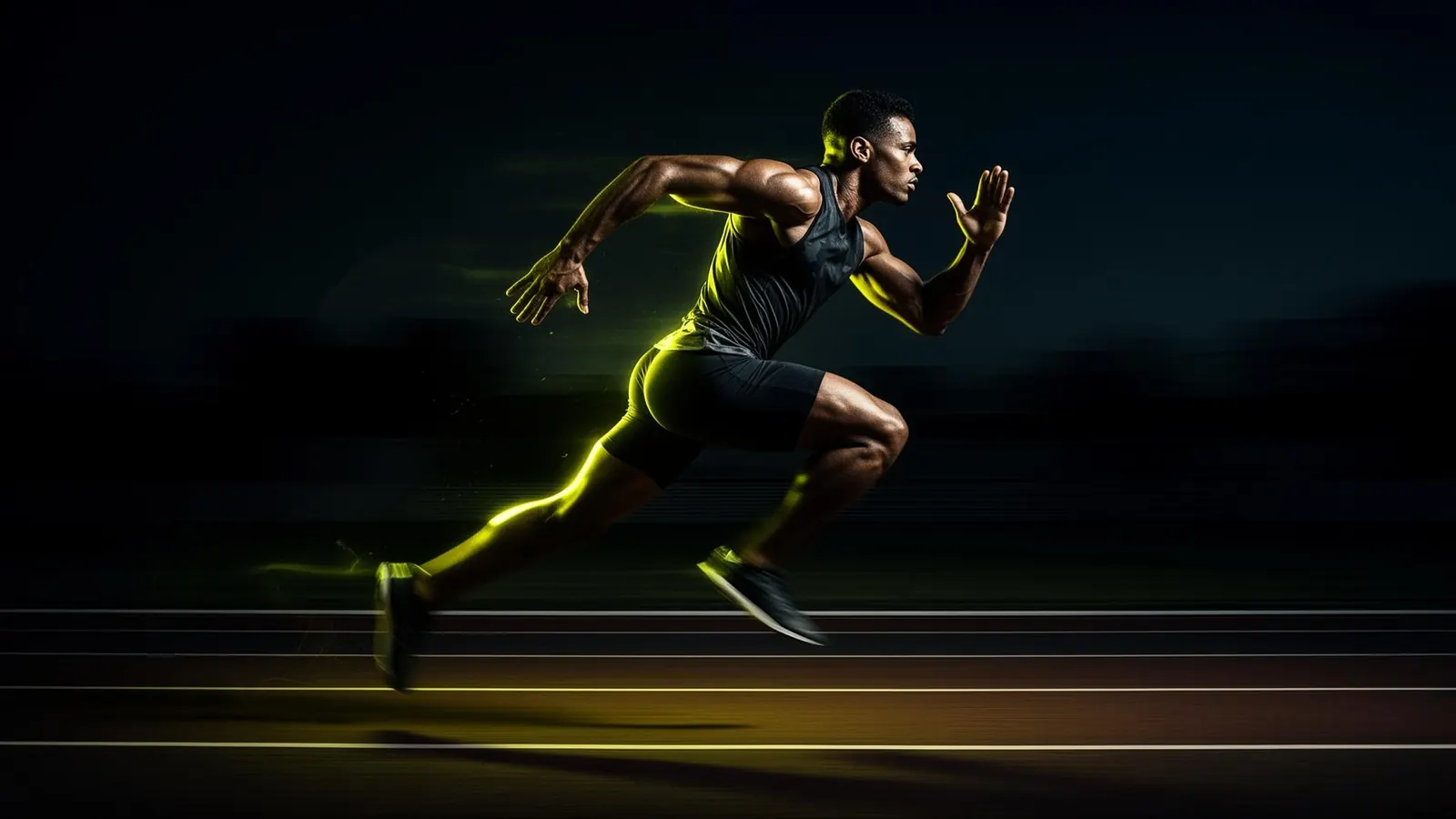Athlete in motion